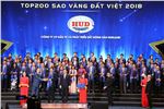 HUDLAND được vinh danh Giải thưởng Sao vàng đất Việt 2018
