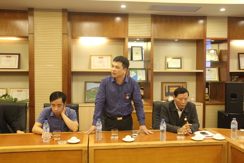 Ông Vũ Tuấn Linh-Chi ủy viên, PGĐ Công ty phát biểu tại hội nghị